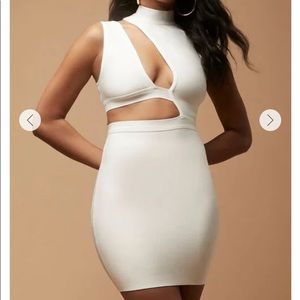Herve Leger Cutout Bandage Dress